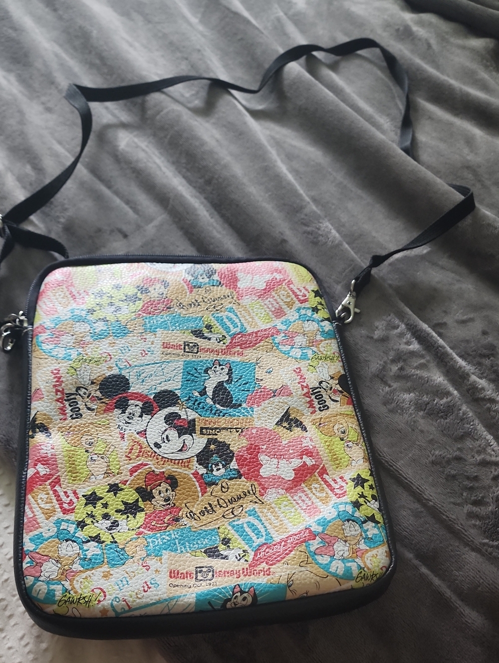 Disney Multicolor Vintage Character Crossbody Bag